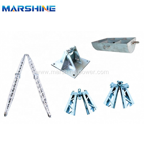 Aluminum Alloy A-Shape Lattice Structure Holding Pole